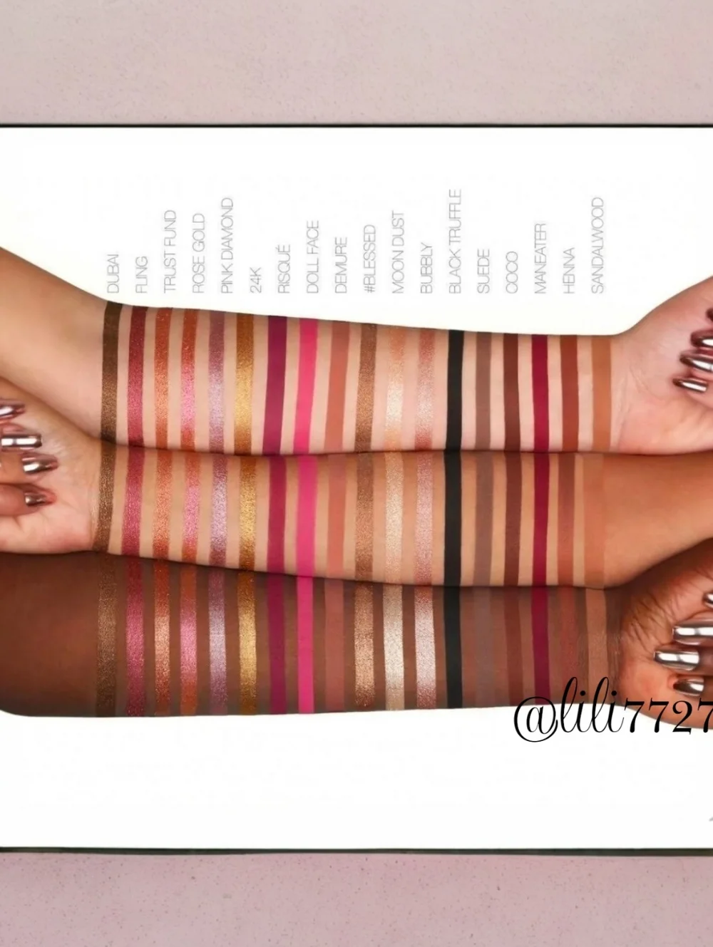 HUDA BEAUTY two colors